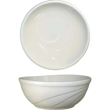 International Contemporary Tableware York Stoneware Nappie/Oatmeal (18oz), American Ivory (Ivory, Eggshell, Cream), Quanti...