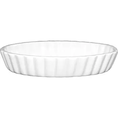 International Convertible Tableware Bakeware Porcelain Oval Crème Brûlée (6.5oz), European Off-White (Off White), Quant...