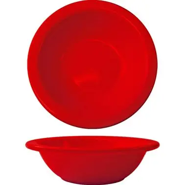 International Corrosion-Resistant Tableware Cancun Stoneware Crimson Crimson Grapefruit Bowl (13oz), Crimson Red, Quantity...