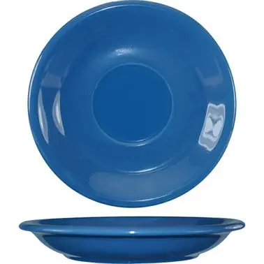 International Easy-Install Tableware Cancun Stoneware Light Blue Saucer 6-1/4", Light Blue, Quantity: 36 pieces, 8137...
