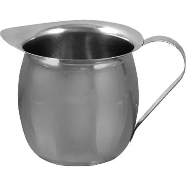 International Ergonomic Tableware Holloware SS Bell Creamer (8oz), Silver, Quantity: 12 pieces, IBGS-II-G8 International T...