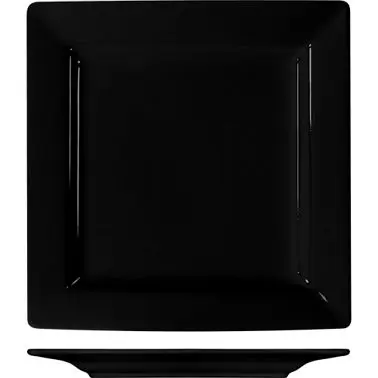 International Extra-Strong Tableware Elite Harvest Stoneware Blackberry Square Plate 6-1/4", Blackberry, Quantity: 36...
