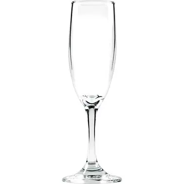 International Fluorescent Tableware Glasses Grand Vino Flute (6oz), Clear, Quantity: 12 pieces, 5440 International Tableware