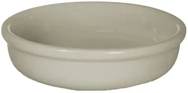International Genuine Tableware Bakeware Stoneware Crème Brûlée (8oz), American White (Ivory, Eggshell, Cream), Quantit...