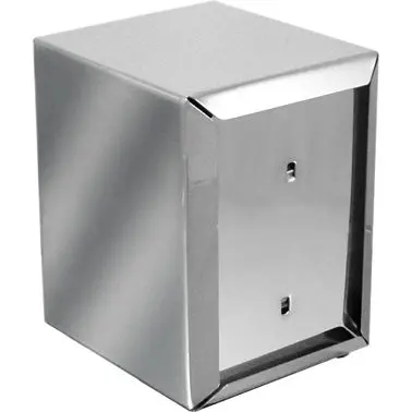 International Guard Tableware Holloware SS Napkin Dispenser 5-1/2" High, Silver, ITW-I-AH International Tableware