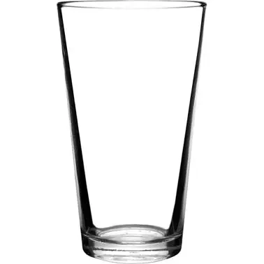 International Guard Tableware Mixing Glass (16oz), Clear, Quantity: 24 pieces, 8639 International Tableware