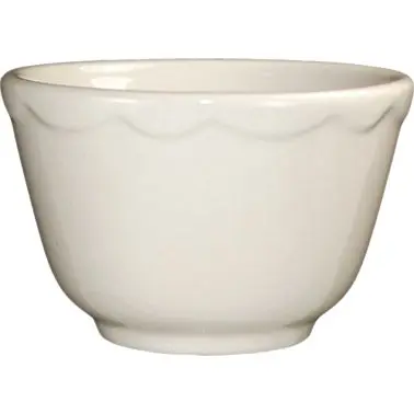 International Hardened Tableware Victoria Stoneware Bouillon (7.25oz), American Cream (Ivory, Eggshell, Cream), Quantity: ...