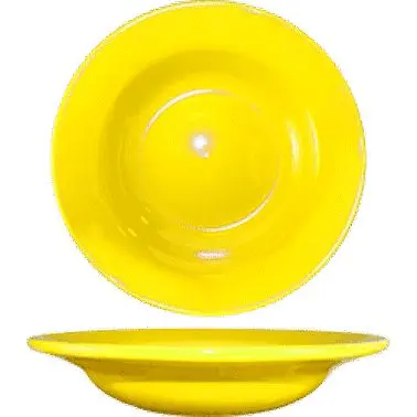 International High-Performance Tableware Cancun Stoneware Yellow WR Soup Bowl (10oz), Yellow, Quantity: 24 pieces, CA-3-Y ...