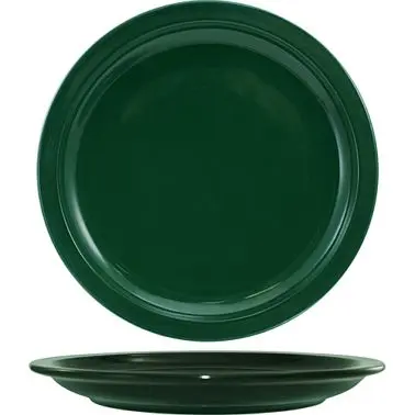 International High-Quality Tableware Cancun Stoneware Olive NR Plate 7-1/4", Green, Quantity: 36 pieces, CAN-7-G Inte...