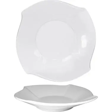 International High-Strength Tableware Rhapsody Porcelain Pasta Bowl (48oz), Bright White, Quantity: 12 pieces, RA-120 Inte...