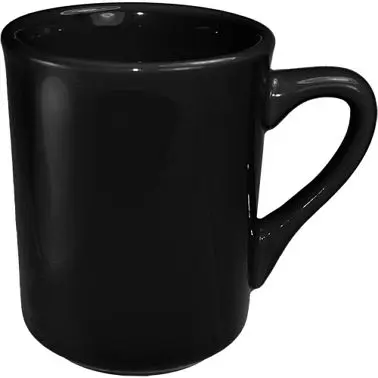 International Impact-Resistant Tableware Cancun Stoneware Black Toledo Mug (8.5oz), Black, Quantity: 36 pieces, 87241-05 I...