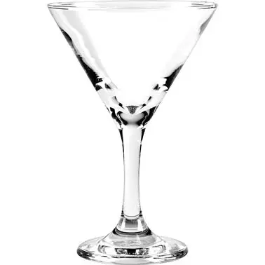International Impact-Resistant Tableware Glasses Restaurant Essentials Martini (9oz), Crystal Clear, 6-1/2" x 4-3/8&q...