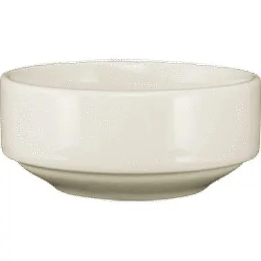 International Knurled Tableware Bakeware Stoneware Stackable Ramekin (3.5oz), American White (Ivory, Eggshell, Cream), Qua...