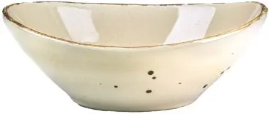 International Lightweight Tableware Savannah Stoneware Khaki Bowl (42oz), Khaki Beige Trim and Speckles, Quantity: 12 piec...