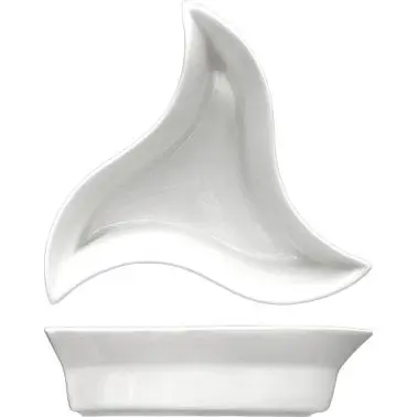 International Low-VOC Tableware Aspekt Porcelain Star Appetizer 12" combined (6oz ea), Bright White, Quantity: 36 pie...