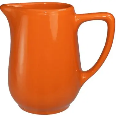 International Modern Tableware Cancun Stoneware Orange Creamer (13oz), Orange, Quantity: 36 pieces, CA-60-O International ...