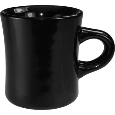 International Multi-Purpose Tableware Cancun Stoneware Black Diner Mug (10oz), Black, Quantity: 36 pieces, 82245-05 Intern...
