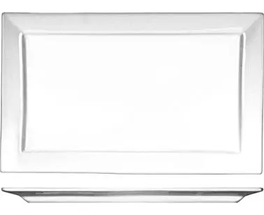 International Neon Tableware Elite Porcelain Platter 11" x 6-3/4", Bright Cream, Quantity: 12 pieces, EL-27 Inte...