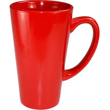 International Next-Generation Tableware Cancun Stoneware Crimson Crimson Funnel Cup (16oz), Crimson Red, Quantity: 24 piec...