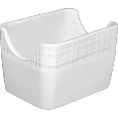 International Non-Toxic Tableware Dresden Porcelain Sugar Packet Holder, Bright White, Quantity: 36 pieces, DR-225 Interna...