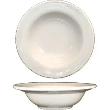 International Original Tableware Newport Stoneware Grapefruit (8oz), American White (Ivory, Eggshell, Cream), Quantity: 36...