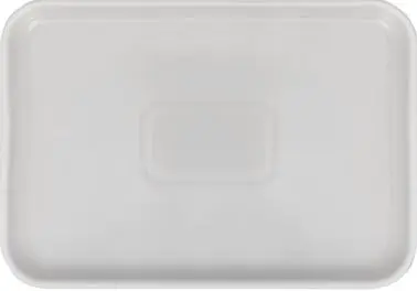 International Oversized Tableware Torino Porcelain Ceramic Gray Tray 11" x 8", Gray, Quantity: 12 pieces, TN-118...