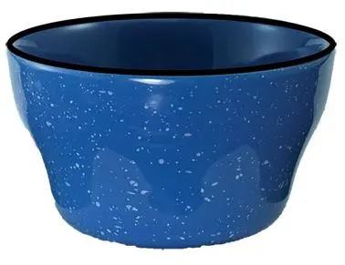 International Performance Tableware Campfire Stoneware Blue White Speckles Bouillon (7.25oz), Blue White Speckles and Matt...