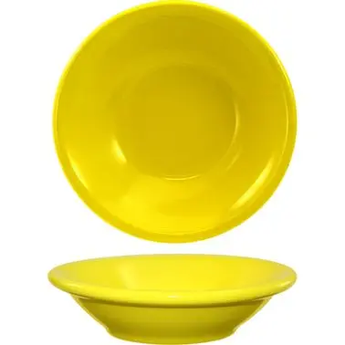 International Quality Tableware Cancun Stoneware Yellow Fruit Bowl (5oz), Yellow, Quantity: 36 pieces, CAN-11-Y Internatio...