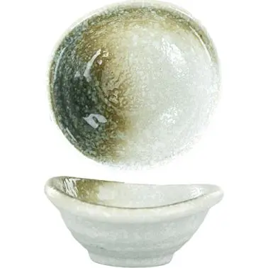 International Rapid Tableware Stonehaven Stoneware Rustic Stone Sauce Dish (2oz), Stone Earth Tone Colors, Quantity: 36 pi...