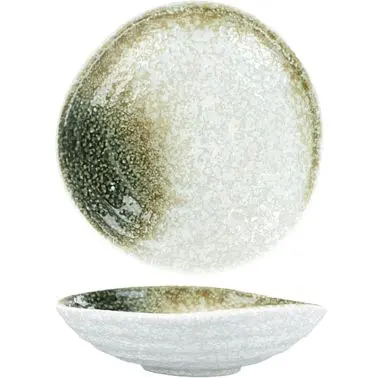 International Reinforced Tableware Stonehaven Stoneware Rustic Stone Bowl (8oz), Stone Earth Tone Colors, Quantity: 12 pie...
