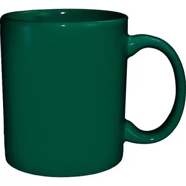 International Robust Tableware Cancun Stoneware Olive C-Handle Mug (11oz), Green, Quantity: 36 pieces, 87168-67 Internatio...
