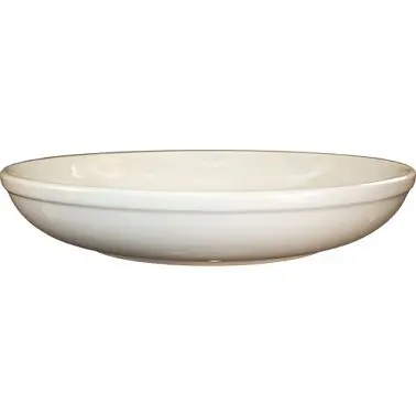 International Robust Tableware Roma Stoneware Salad Plate (60oz), American Cream (Ivory, Eggshell, Cream), Quantity: 12 pi...