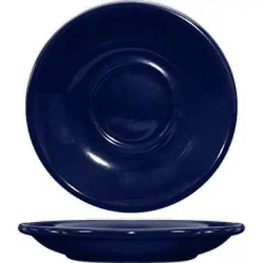 International Rust-Resistant Tableware Cancun Stoneware Cobalt Saucer 6", Cobalt Blue, Quantity: 36 pieces, CA-2-CB I...