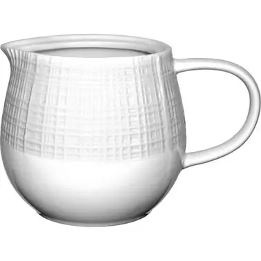 International Rust-Resistant Tableware Dresden Porcelain Creamer (10oz), Bright Ivory, Quantity: 12 pieces, DR-100 Interna...