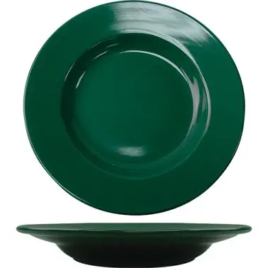 International Simple Tableware Cancun Stoneware Green WR Pasta Bowl (18oz), Green, Quantity: 12 pieces, CA-120-G Internati...