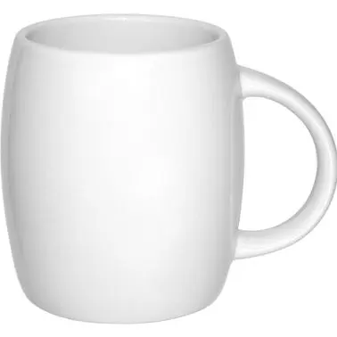 International Small Tableware Puget Porcelain Barrel Mug (15oz), European White (Off White), Quantity: 36 pieces, 82401 In...