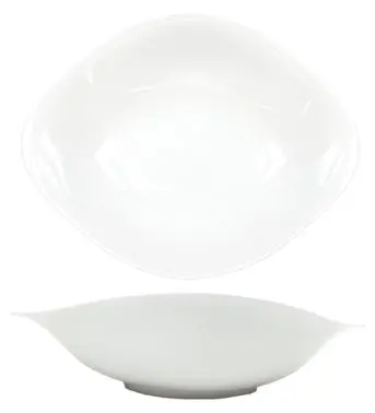 International Strong Tableware Vale Porcelain Pasta/Salad Bowl (28oz), Bright Bright White, Quantity: 12 pieces, VL-118 In...