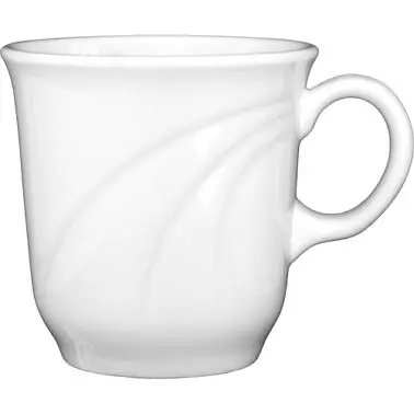International Tableware Amsterdam Porcelain Tall Cup (6oz), Bright White, Quantity: 12 pieces, AM-1