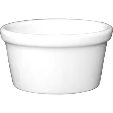 International Tableware Bakeware Stoneware Ramekin (2.5oz), European Cream (Off White), Quantity: 48 pieces, RAM-25-EW