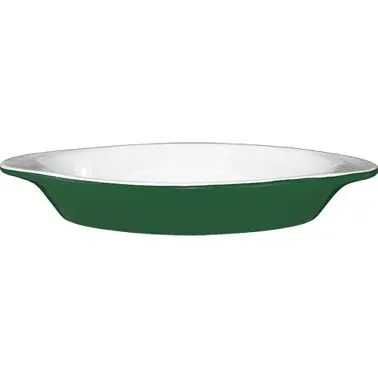 International Tableware Bakeware Stoneware Rarebit (8oz), European Pure White /Olive out, Quantity: 36 pieces, WRO-8-EW-G