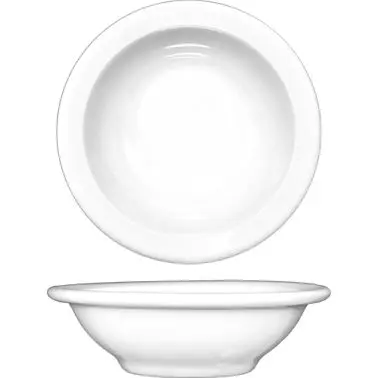 International Tableware Bristol Porcelain Fruit Bowl 6-3/8" (10.5oz), Bright Bright White, Quantity: 36 pieces, BL-15