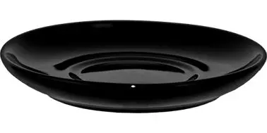 International Tableware Cancun Stoneware Black Saucer 4-5/8", Black, Quantity: 36 pieces, 81062-05S