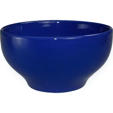 International Tableware Cancun Stoneware Cobalt Blue Footed Bowl (16oz), Cobalt Blue, Quantity: 24 pieces, CA-43-CB