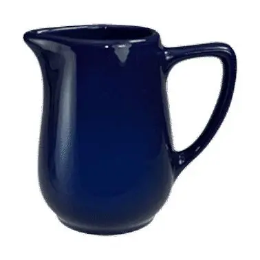 International Tableware Cancun Stoneware Cobalt Blue Creamer (13oz), Cobalt Blue, Quantity: 36 pieces, CA-60-CB