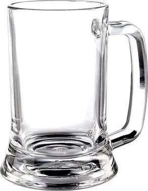 International Tableware Glass Beer Mug (15.25oz), Clear, Quantity: 24 pieces, 625