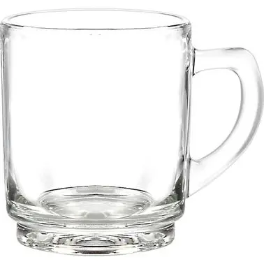 International Tableware Glass Coffee Mug (9.5oz), See-Through, Quantity: 48 pieces, 149