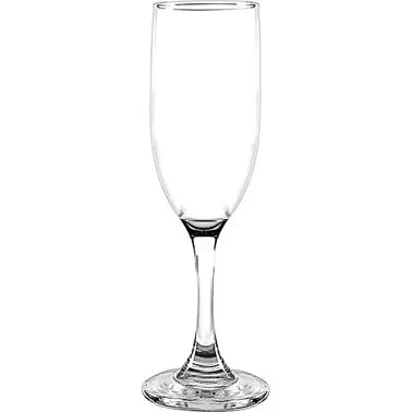 International Tableware Glasses Premier Flute (6.25oz), Crystal Clear, Quantity: 24 pieces, 4640