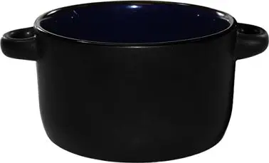 International Tableware Hilo Stoneware Cobalt Blue /Onyx Mt out Soup Bowl (11oz), Quantity: 12 pieces, 83567-2901/05MF-05C