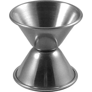 International Tableware Holloware SS Jigger (0.5 & 0.75 oz), Polished Silver, Quantity: 12 pieces, IBS-II-A75