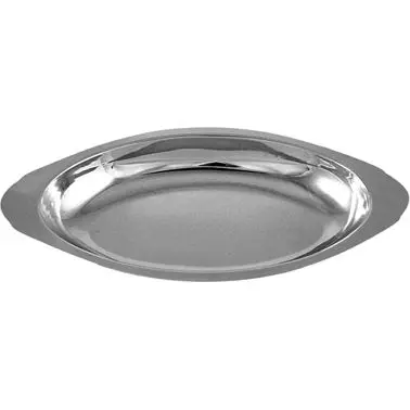 International Tableware Holloware SS Oval Au Gratin (20oz), Chrome Silver, Quantity: 12 pieces, ITW-I-I-20